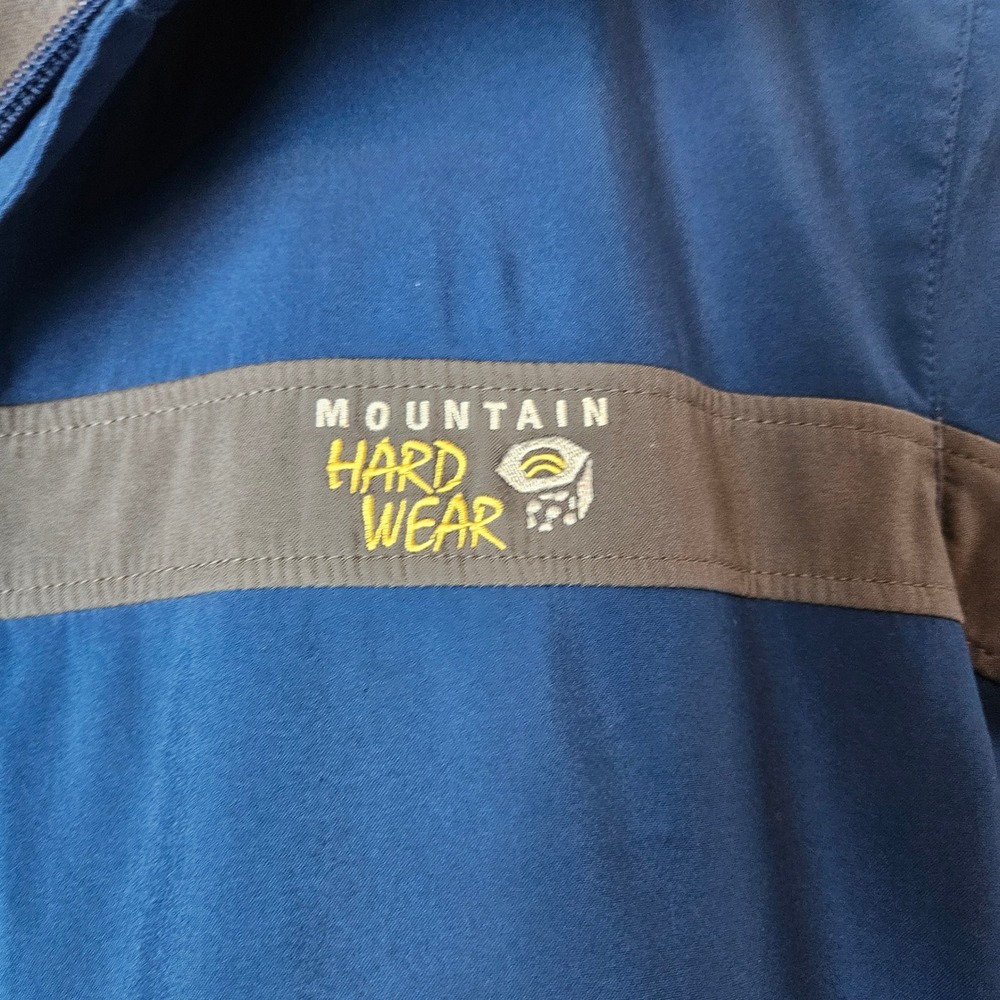 Mountain Hardwear Windstopper Jacket Mens Medium Full Zip Softshell Hiking Gorp - Picture 3 of 14